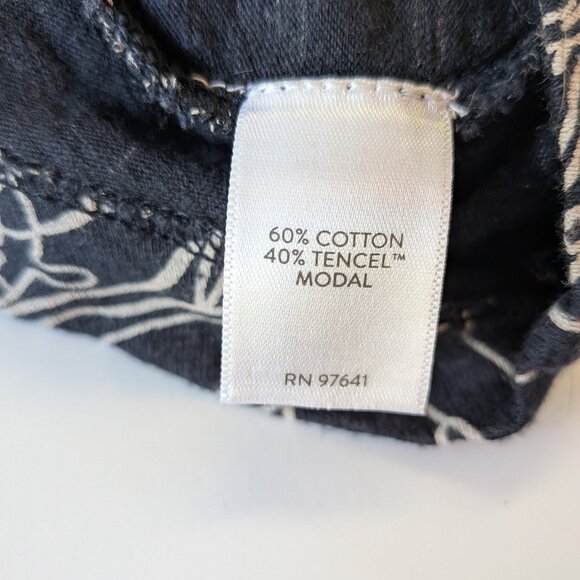 J.Jill Navy Blue Dress-Sailboats Size Large - Picture 2 of 6